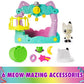 Gabby’s Dollhouse, Pandy Paws Dreamy Balcony Playset, 8-Pieces with Toy Figures, Doll House Accessories & Sensory Play, Kids Toys for Girls & Boys 3+