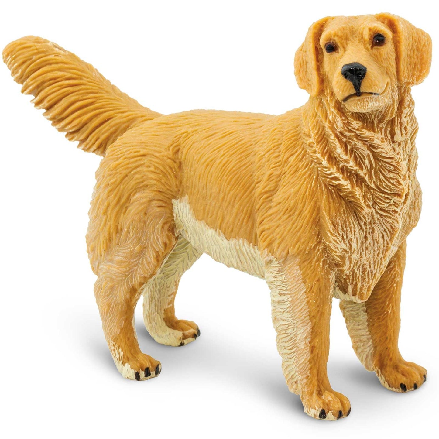 Safari Ltd. Golden Retriever Figurine - Detailed 4.5" Plastic Model Figure - Fun Educational Play Toy for Boys, Girls & Kids Ages 1+