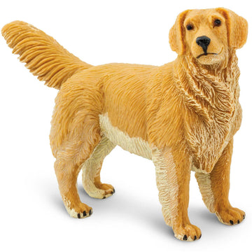 Safari Ltd. Golden Retriever Figurine - Detailed 4.5" Plastic Model Figure - Fun Educational Play Toy for Boys, Girls & Kids Ages 1+