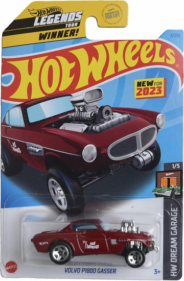 Hot Wheels Volvo P1800 Gasser, HW Dream Garage 1/5 [red] 1/250