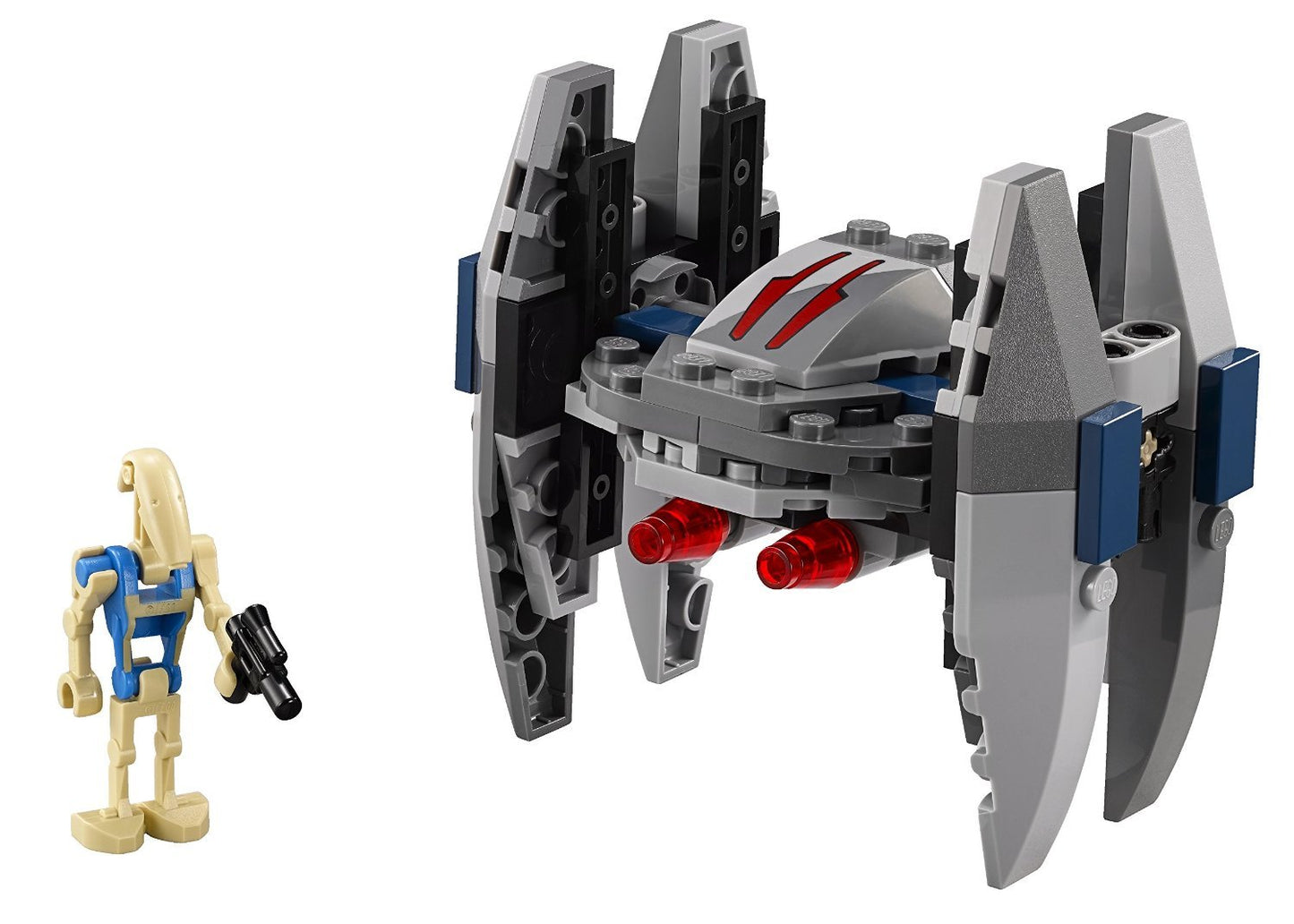 LEGO, Star Wars Microfighters Series 2 Vulture Droid (75073)