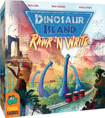 Dinosaur Island Rawr and Write Board Game - Build Your Dino Theme Park! Strategy Game, Fun Family Game for Kids and Adults, Ages 10+, 1-4 Players