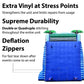 TentandTable 22FT Commercial Inflatable Dual Water Slide & Splash Tube