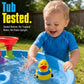 3" Soccer Rubber Duck [Sealed Hole, No Mildew] - Baby Safe Bathtub Bathing Toy