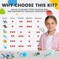 6-in-1 STEM Home Lab Science Kit for Kids Age 8-12, Boys & Girls 9 10 11 13 14 Year Old Educational Adventure Set: Tank & Car Building, Saltwater