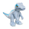JURASSIC WORLD Blue 7-inch Small Plush Dinosaur, Velociraptor, Stuffed Animal, Kids Toys for Ages 3 Up by Just Play