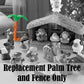 Replacement Tree with Fence for Fisher-Price Little People Deluxe Christmas Story, Nativity Playset ~ J2404
