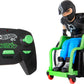 Hot Wheels RC Aaron Wheelz Wheelie Chair, Remote-Control Wheelchair with Motocross Aaron "Wheelz" Fotheringham Figure