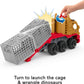 Fisher-Price Imaginext Jurassic World Camp Cretaceous Dinosaur Hauler & Yaz Figure and Vehicle Set for Preschool Kids Ages 3 to 8