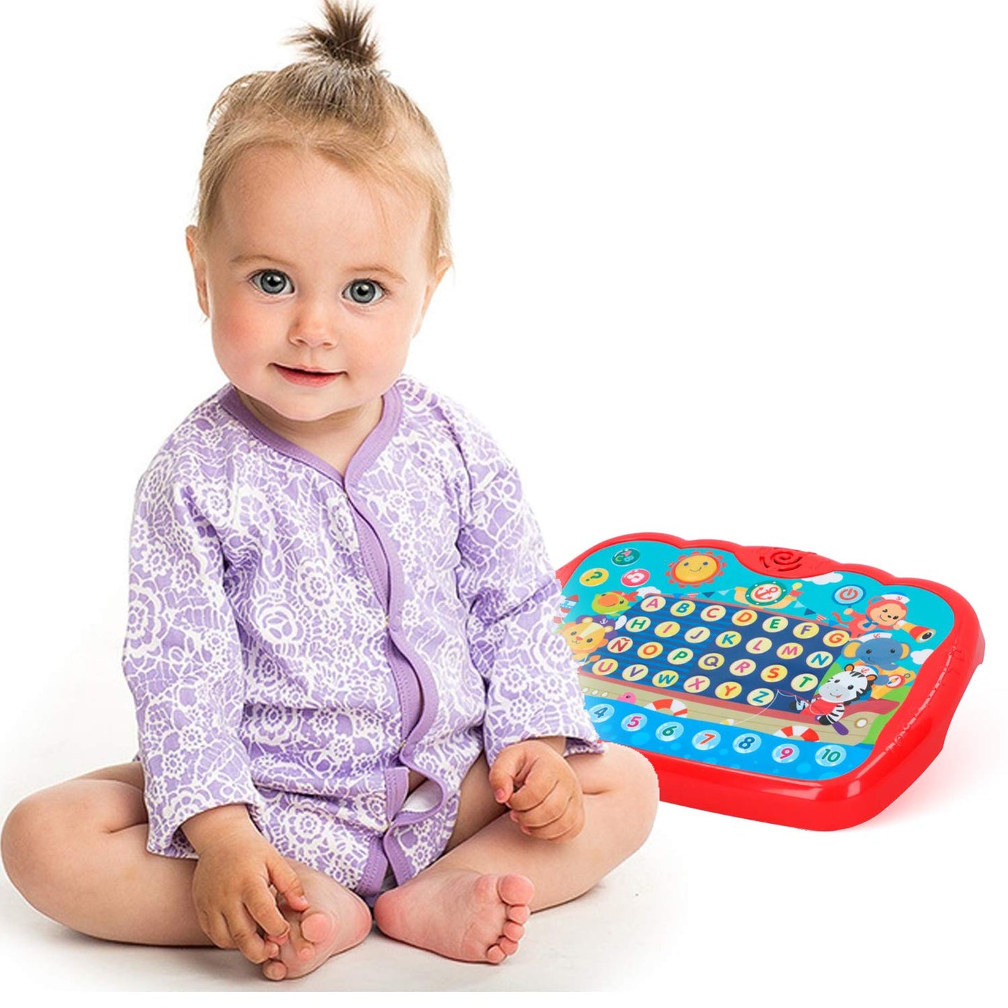 Learning Tablet for Toddlers 1-3 - Educational ABC Toy to Learn Alphabet, Number, Music & Words - Early Development Electronic Learning & Activity