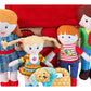 Snuggle Stuffs Happy Family Soft Figure Doll Set with House | Cute Plush Toys for Girls & Boys, Toddlers 1-3
