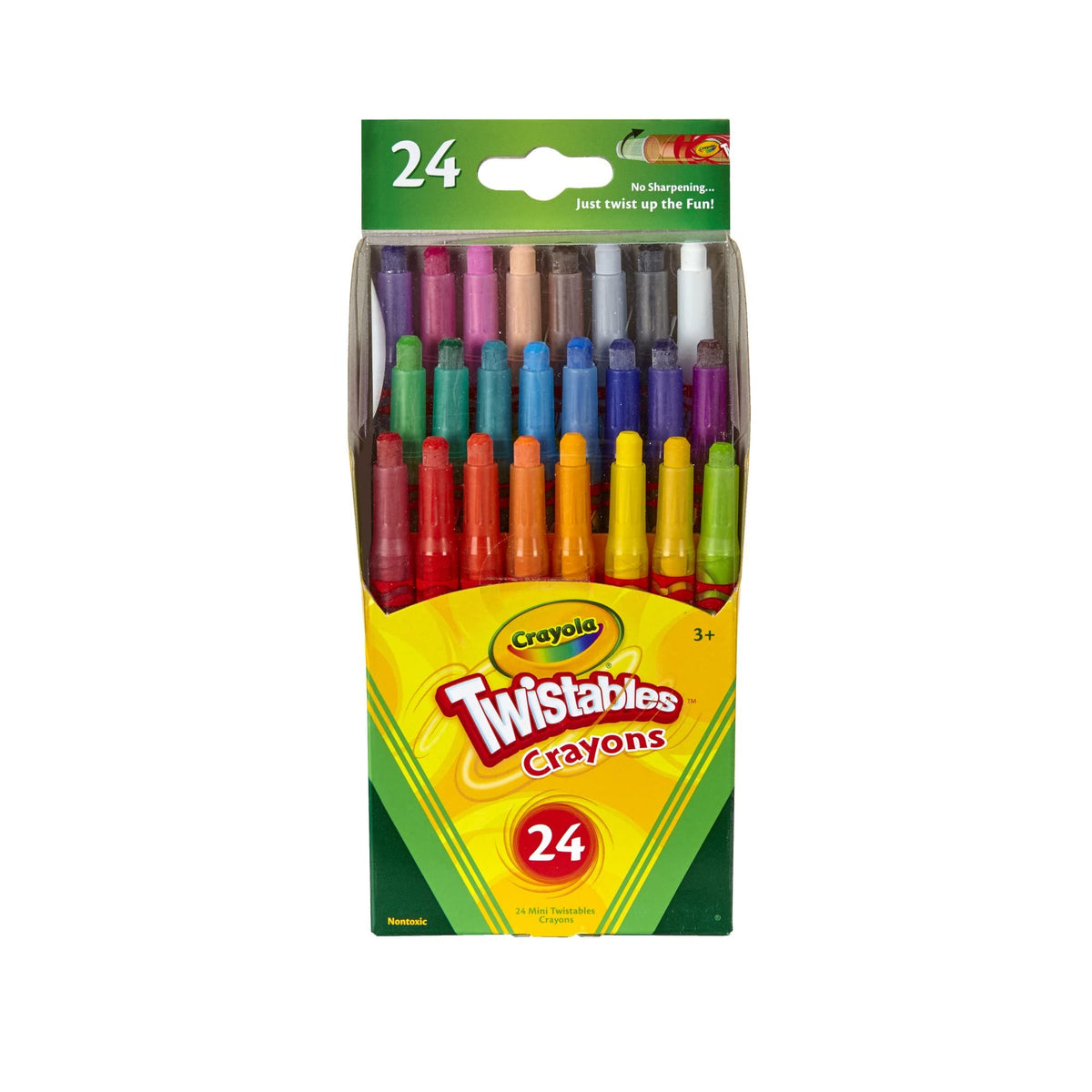 Crayola 52-9724 Mini Twistables Crayons 24 Piece Assortment