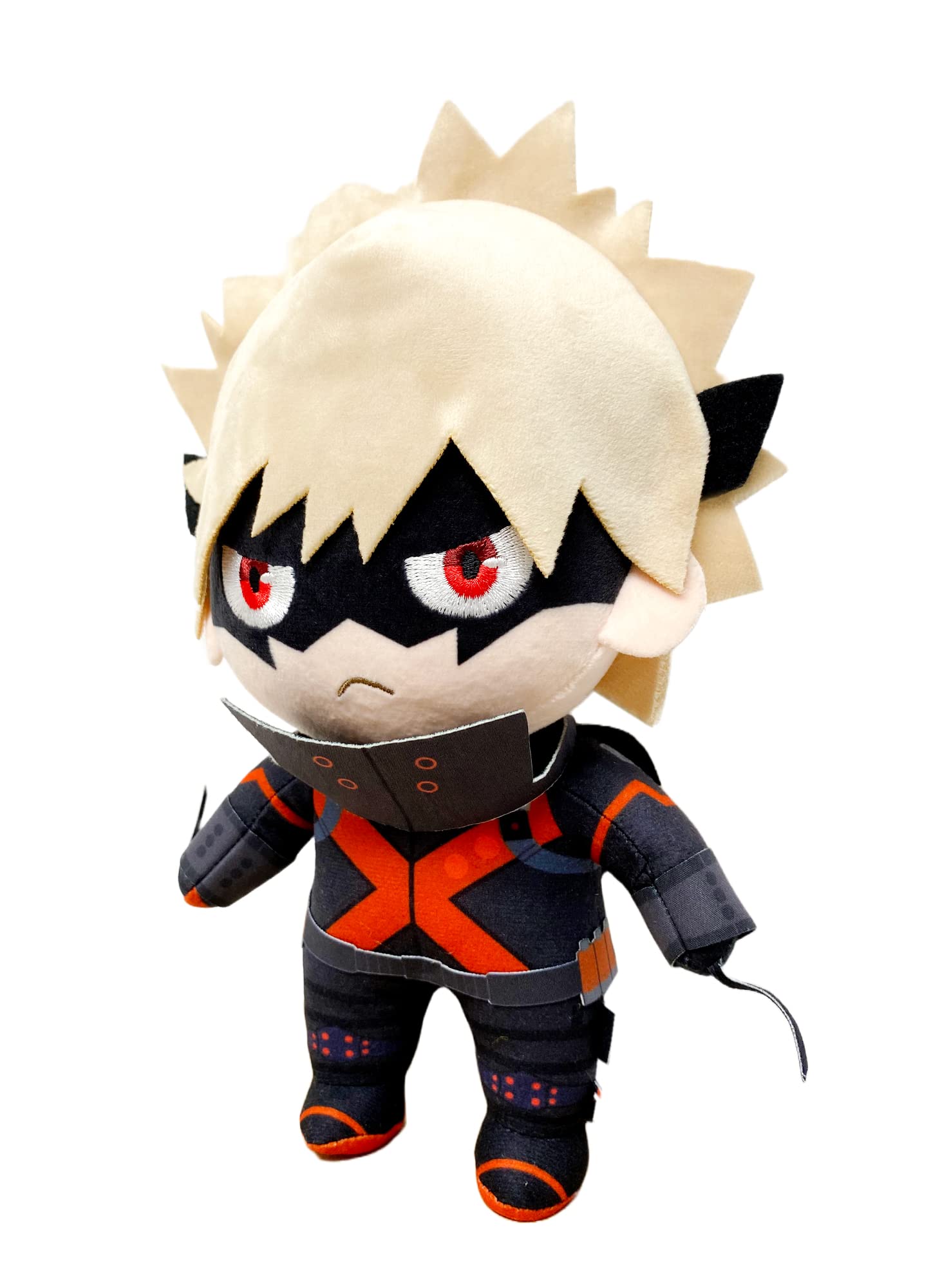 Great Eastern Entertainment My Hero Academia World Heroes' Mission - Katsuki Bakugo (Stealth Suit) Plush 8" H