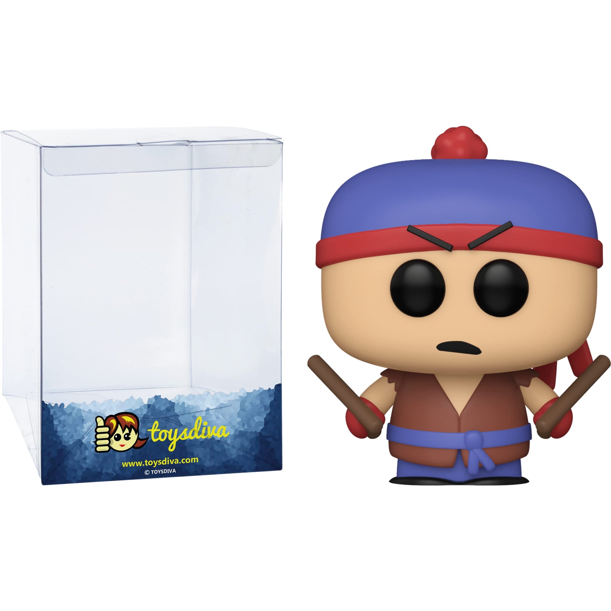 Funko Stan: P o p ! Vinyl Figurine Bundle with 1 Compatible 'ToysDiva' Graphic Protector (026-51637 - B)