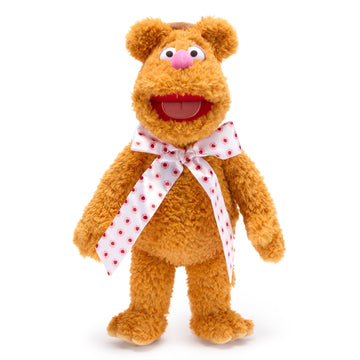 Disney Store Official Fozzie Bear Plush - 14 Inch The Muppets Show Collectible Stuffed Animal with Embroidered Features & Detailed Plush Sculpting