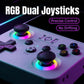 Newest R36MAX II 4.5" Retro Handheld Game Console, 128GB Portable Device(White)