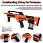 Zhenweiqi Zebra S400 Short Dart Blaster, 200 FPS High-Performance Manual Foam Blaster with 10-Round Magazine, Compatible with Standard Short Darts