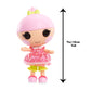 Lalaloopsy Littles Doll- Trinket Sparkles and Pet Yarn Ball Kitten, 7" Princess Doll with Pink Outfit & Accessories, Reusable House Playset- Gifts for