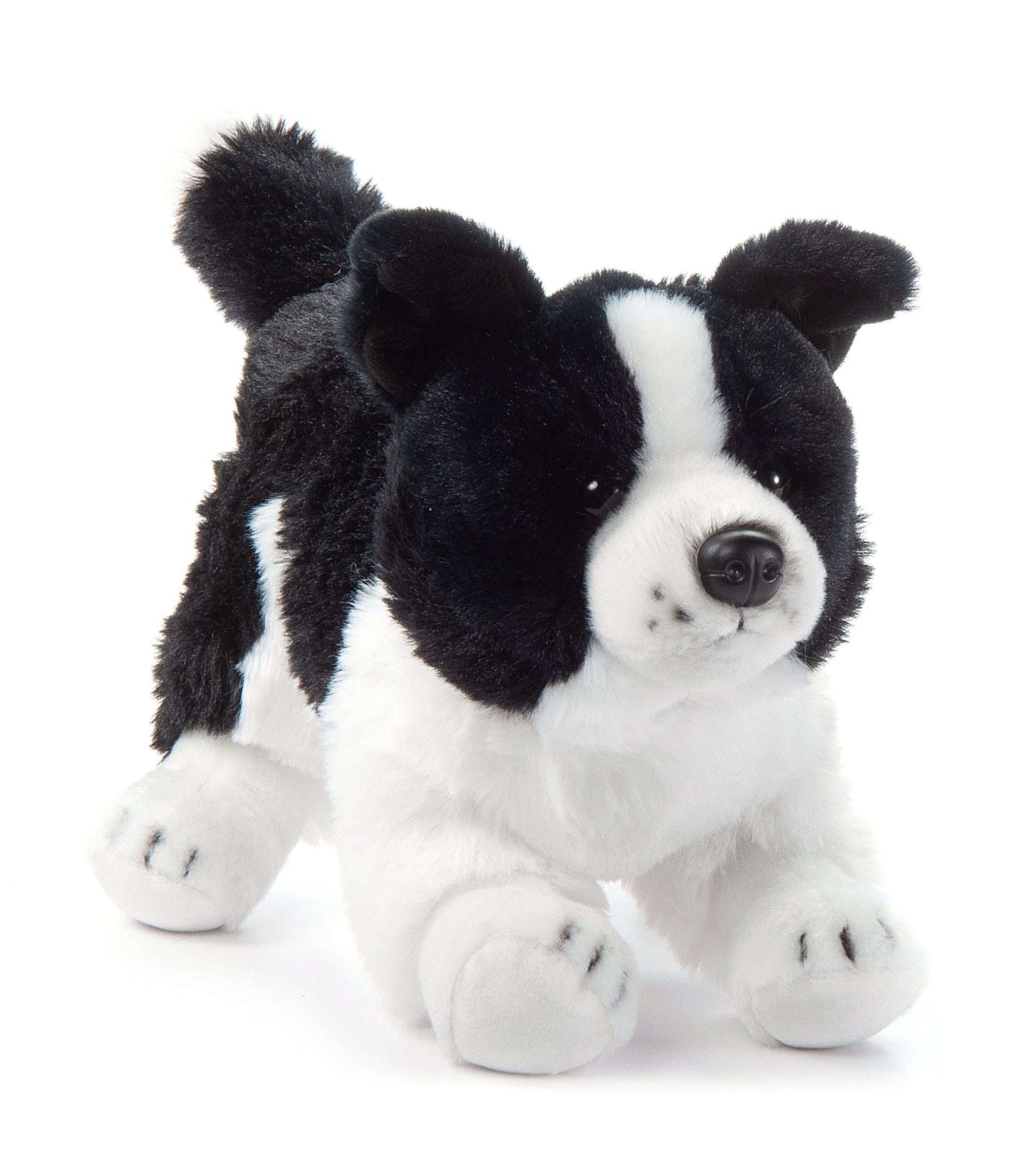 The Petting Zoo Border Collie Dog Stuffed Animal Plushie, Gifts for Kids, Dog Plush Toy 12 inches