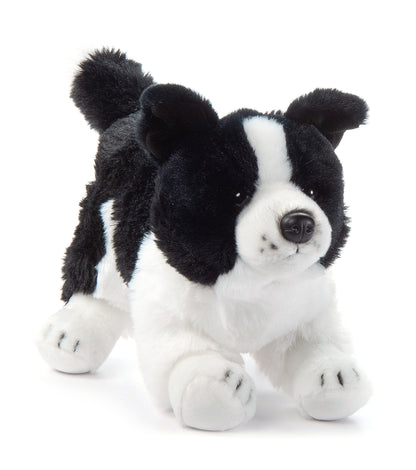The Petting Zoo Border Collie Dog Stuffed Animal Plushie, Gifts for Kids, Dog Plush Toy 12 inches