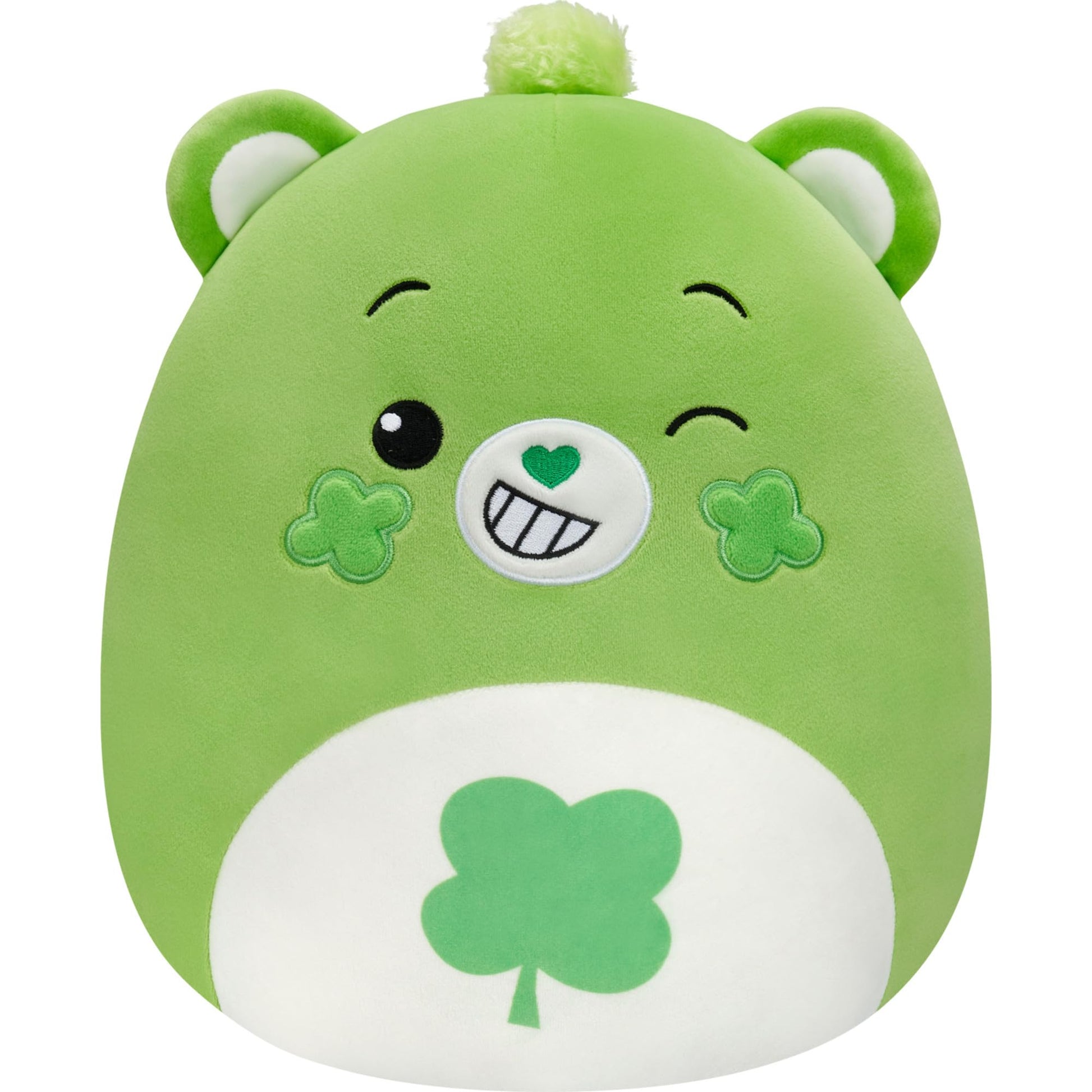 Squishmallows Original Care Bears 12in Good Luck Bear - Official Jazwares Plush (Medium-Sized)