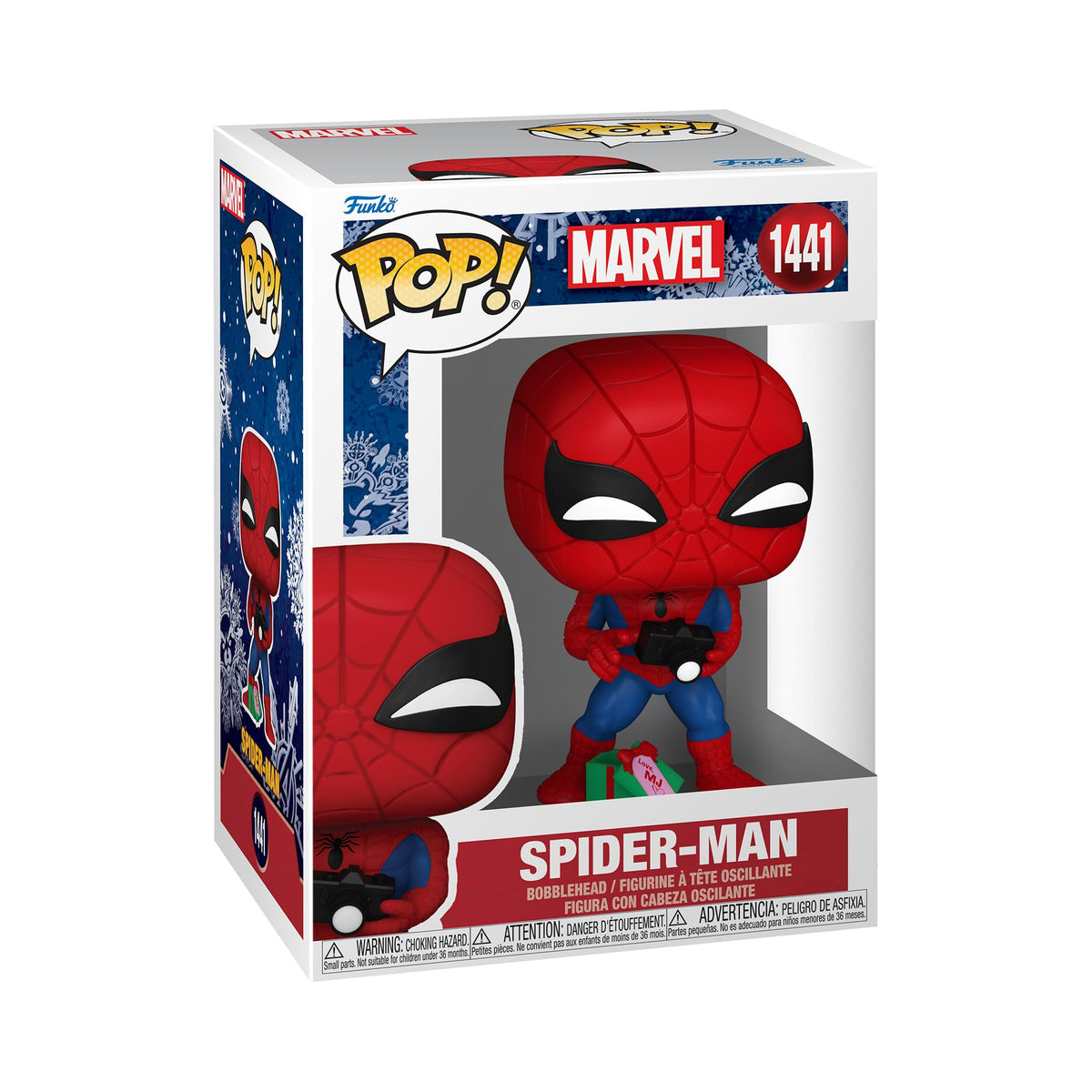 Funko POP! Marvel: Spider-Man with Open Gift