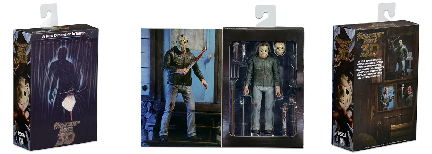 NECA Collectible Friday The 13th Scale Part 3 Jason Ultimate 7" Scale Action Figure