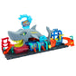 Hot Wheels City Ultra Shark Car Wash & Color Reveal Toy Vehicle