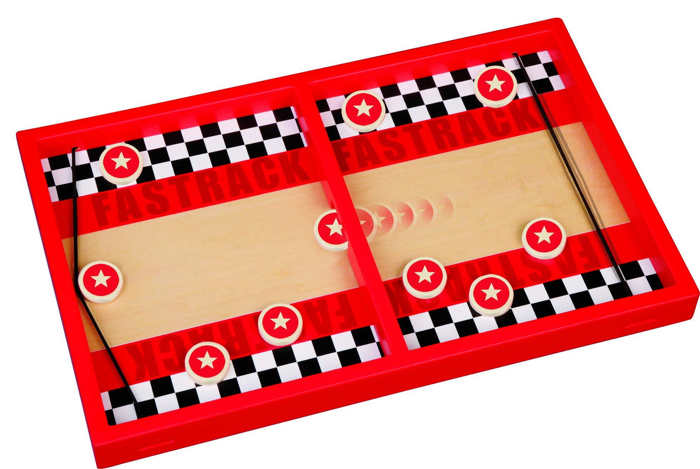 Fastrack Board Game by Blue Orange Games - The Original 2-Player Disc Slinging Fast Action Game.