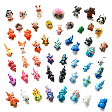 Krynicia 52 Pcs 3D Printed Animals Fidget Toys