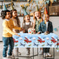 GREHUMOR 3pcs Airplane Party Decorations Airplane Party Tablecloth Supplies Disposable Plastic Helicopter Blue Sky White Theme Table Cover for Kids