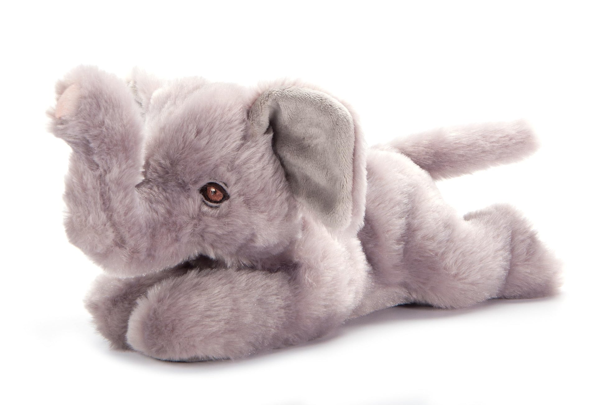 The Petting Zoo African Elephant Stuffed Animal Plushie, Gifts for Kids, Earth Keeperz Wildlife Animals, Zoologee Grey African Elephant Plush Toy, 10