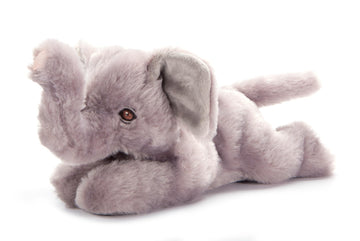The Petting Zoo African Elephant Stuffed Animal Plushie, Gifts for Kids, Earth Keeperz Wildlife Animals, Zoologee Grey African Elephant Plush Toy, 10