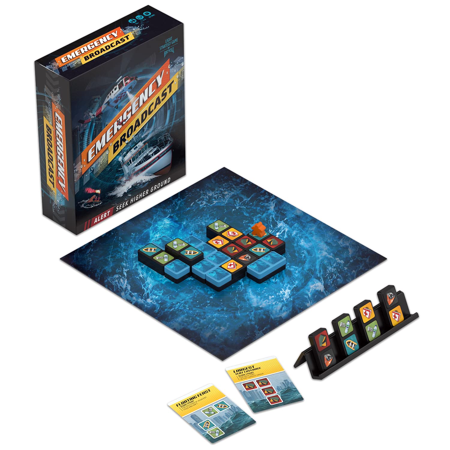 Bicycle Emergency Broadcast Board Game