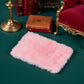 Pink Dollhouse Carpet, Dollhouse Miniature Carpet, Fluffy Mini Dollhouse Rug, Doll House Rug, Lightweight Dollhouse Decor for 1/12, 1/8, 1/6