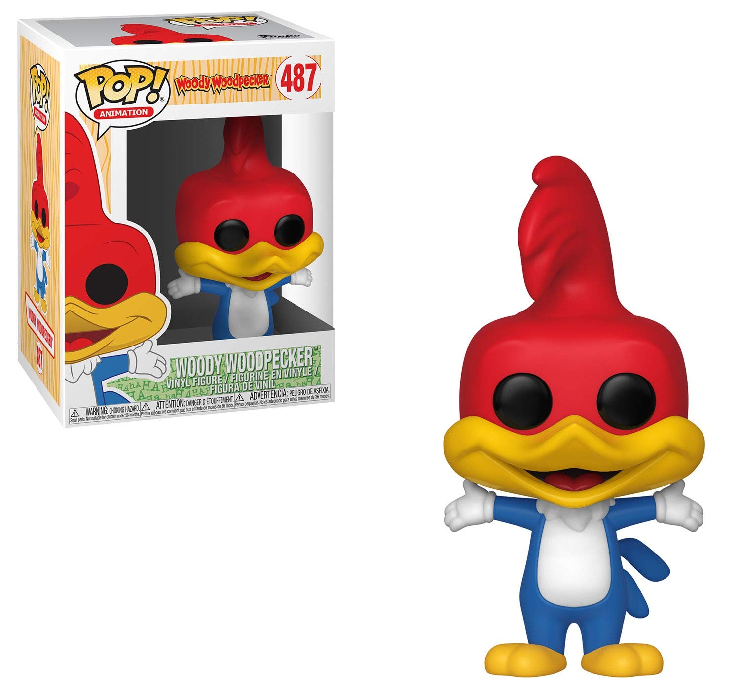 Funko Pop Animation: Woody Woodpecker - Woody (Styles May Vary) Collectible Figure, Multicolor