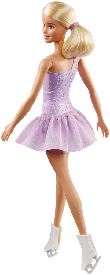 Barbie Figure Skater Doll Dressed in Purple Outfit