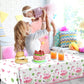 Gupesxu Watermelon Party Supplies,3Pack Watermelon Party Tablecloth One in A Melon Birthday Decorations Summer Theme Table Cover for First