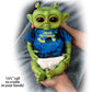 The Ashton-Drake Galleries Alien Baby Doll with TrueTouch Silicone, Glow-in-Dark Outfit, Weighted Body