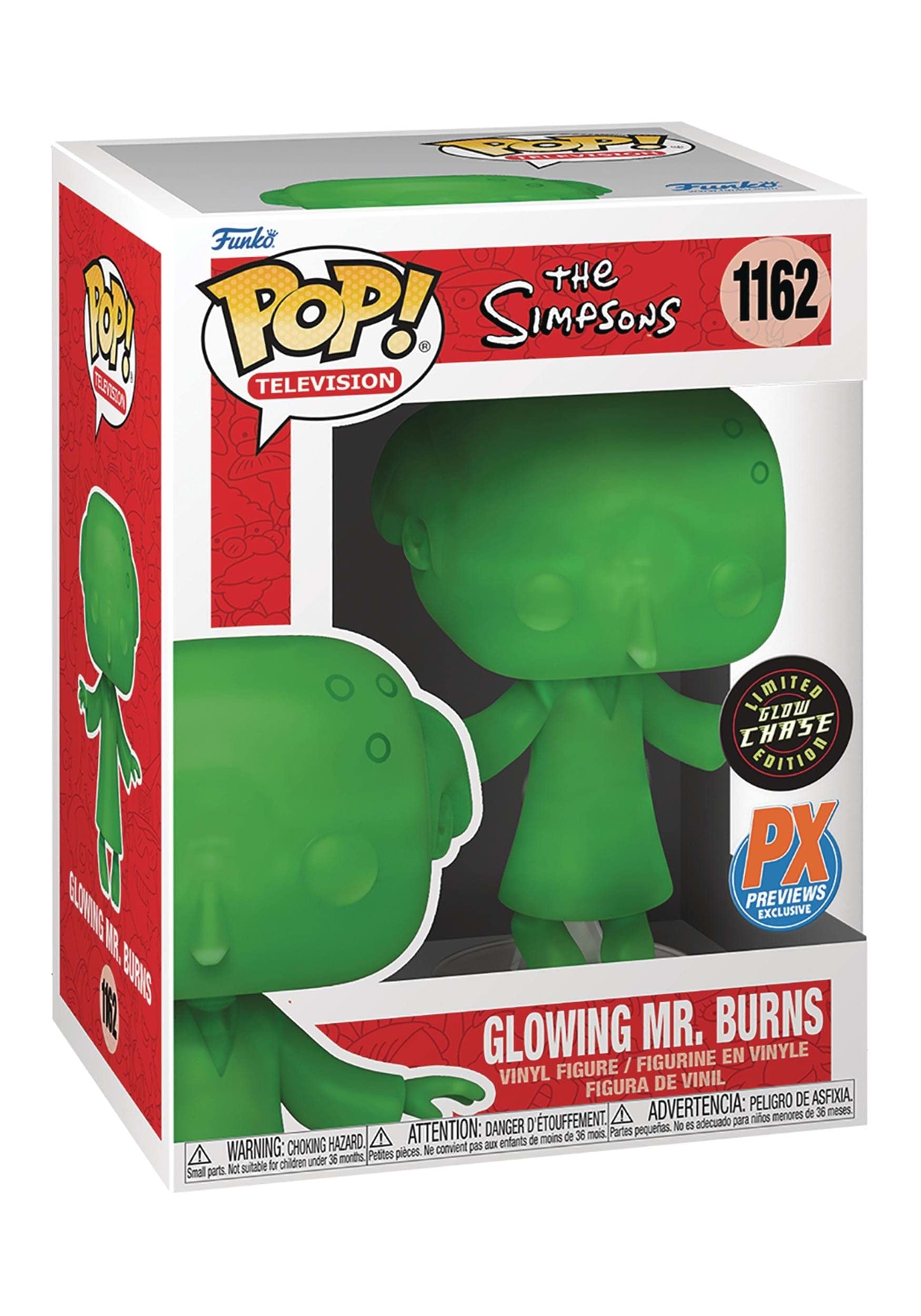 Funko Pop! Animation: The Simpsons: Glowing Mr. Burns Vinyl Figure