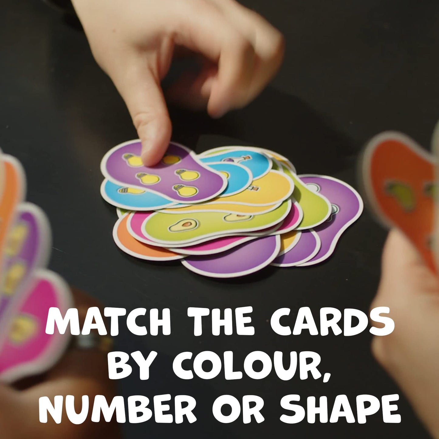 Blue Orange Games Pear Shaped Card Game - Family or Adult Speed Matching Party Game for 1 to 8 Players. Recommended for Ages 7 & Up.