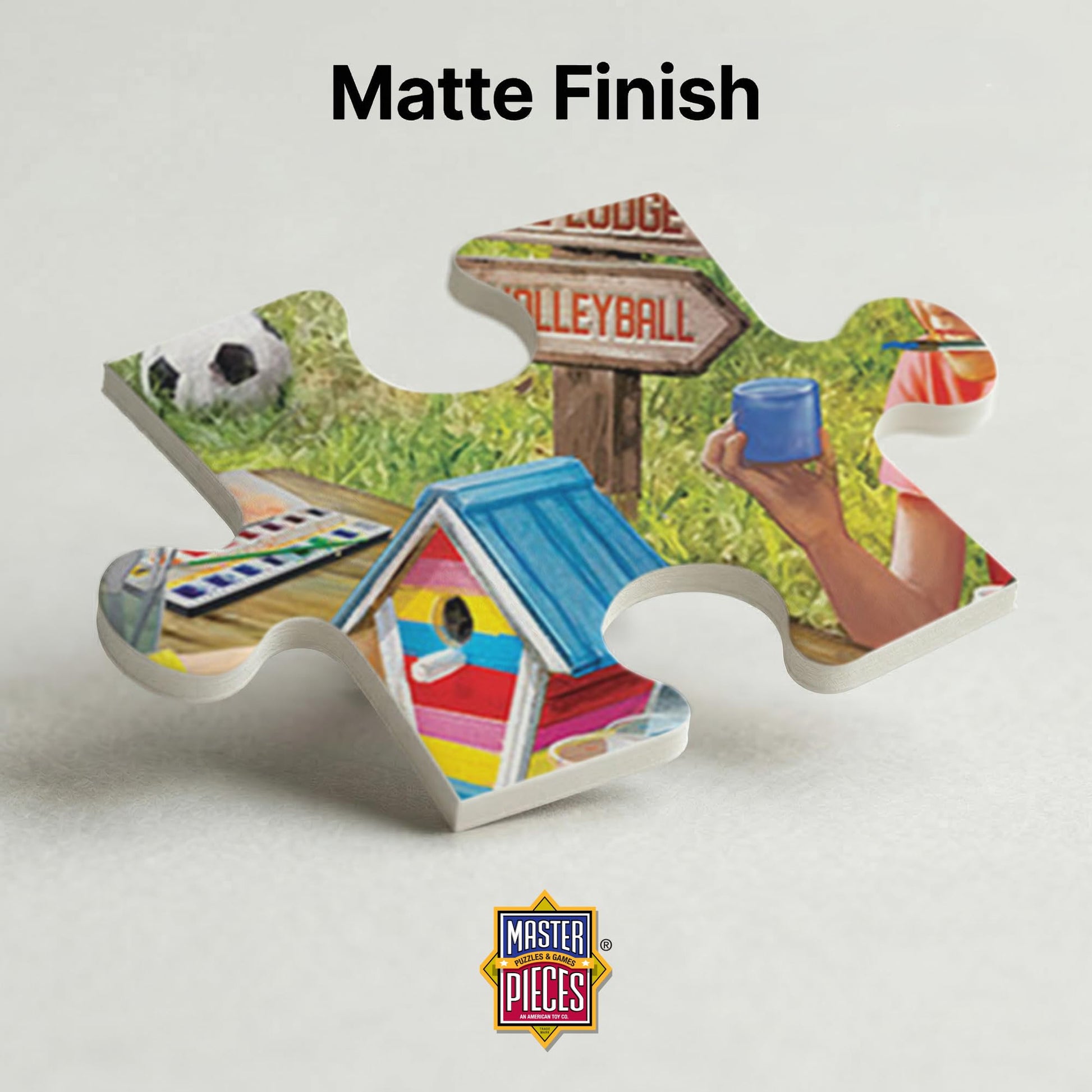 MasterPieces 300 Piece EZ Grip Jigsaw Puzzle - Camp Wiwanago - 18"x24"