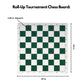 WE Games- Tournament Roll Up Vinyl Chess Board- Green and White