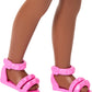 Barbie Club Chelsea Small Doll, 6-Inch Ari with Braided Hair Wearing Removable Flower-Print Dress & Pink Sandals