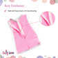 Emily Rose 14 Inch Fashion Doll Clothes 5-PC Pink Cheer Cheerleader Outfit, Includes Pom-poms, Bloomers, Hair Tie and Shoes | Halloween Costume