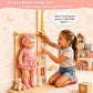 Babesnug Reborn Baby Dolls Girls with 2 Clothing Sets,18 Inch Lifelike Soft Vinyl Newborn Baby Girl Doll, Christmas Poseable Realistic Baby Doll with