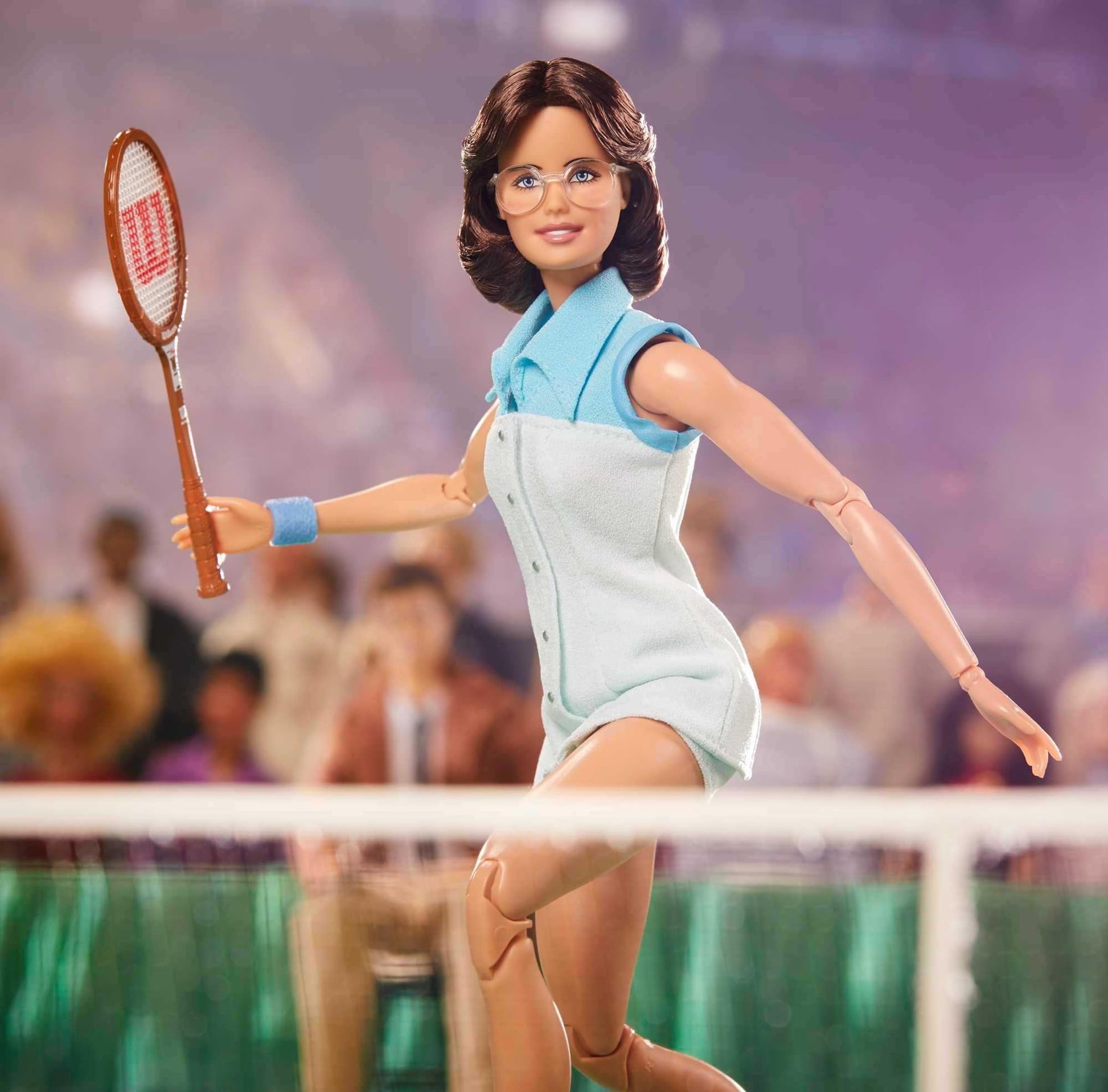 Barbie Inspiring Women Series Billie Jean King Collectible Doll, Approx. 12-in, Wearing Tennis Dress and Accessories, with Doll Stand and Certificate