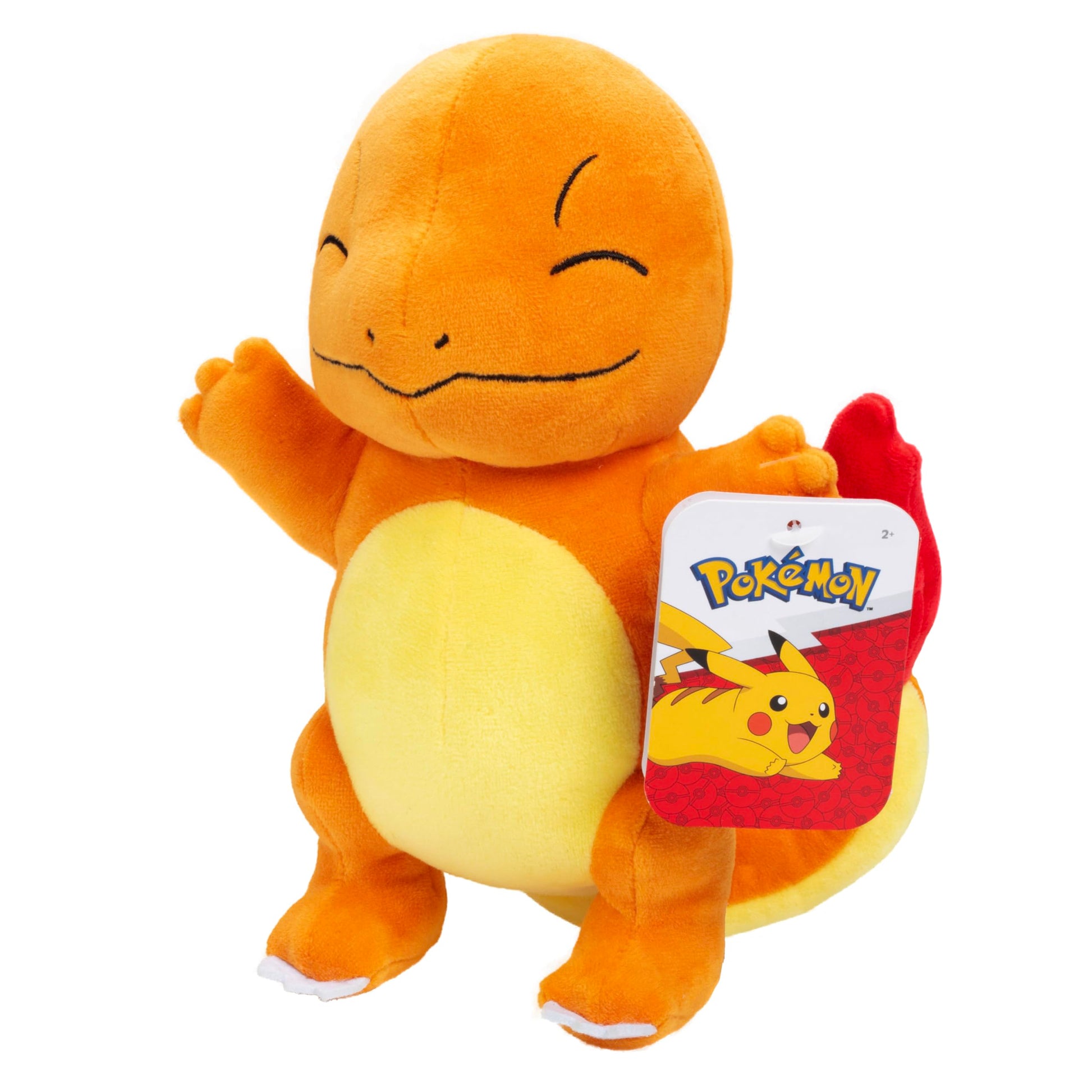 Pokémon 8" Charmander Plush - Officially Licensed Pokemon - Generation 1 Starter - Authentic Stuffed Animal Toy Figure - Easter Basket Stuffer Gift