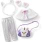 American Girl WellieWishers 14.5-inch Doll Accessories Magical Llamacorn with Shawl, Gloves, and Purse, For Ages 4+