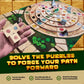 Crazy Like a Box Mayan Curse - Thrilling Puzzly Board Games for Adults & Kids, Strategic Family Games for Game Night, Party Game with Fantasy